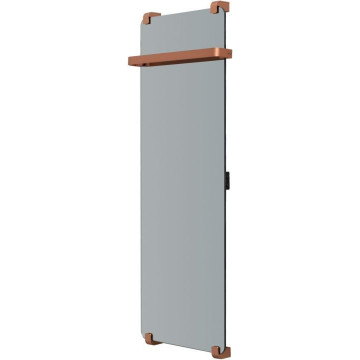 Электрический полотенцесушитель Allen Brau Infinity 305013 120x44 с рейлингом и креплением, медь браш