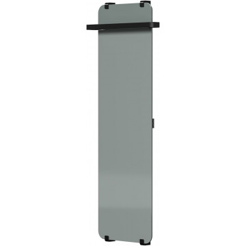 Электрический полотенцесушитель Allen Brau Infinity 325660 140x44 с рейлингом 2.0 и креплением, черный браш
