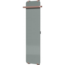 Электрический полотенцесушитель Allen Brau Infinity 325653 140x44 с рейлингом 2.0 и креплением, медь браш