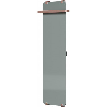 Электрический полотенцесушитель Allen Brau Infinity 325653 140x44 с рейлингом 2.0 и креплением, медь браш