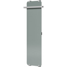 Электрический полотенцесушитель Allen Brau Infinity 325646 140x44 с рейлингом 2.0 и креплением, серебро браш