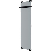 Электрический полотенцесушитель Allen Brau Infinity 305021 140x44 с рейлингом и креплением, черный браш