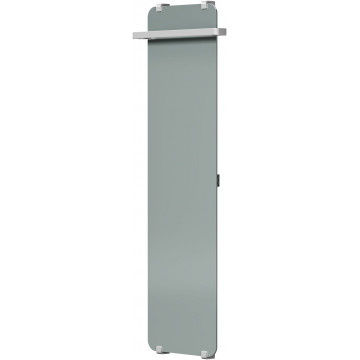 Электрический полотенцесушитель Allen Brau Infinity 325647 160x44 с рейлингом 2.0 и креплением, серебро браш