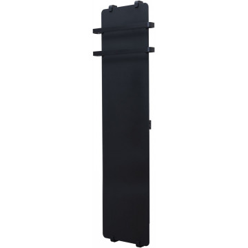 Электрический полотенцесушитель Allen Brau Infinity 325640 160x44 с рейлингом 2.0 и креплением, черный матовый/черный браш