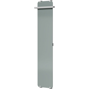 Электрический полотенцесушитель Allen Brau Infinity 325648 180x44 с рейлингом 2.0 и креплением, серебро браш