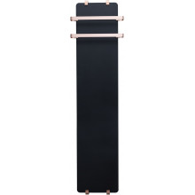 Электрический полотенцесушитель Allen Brau Infinity 325634 180x44 с рейлингом 2.0 и креплением, черный матовый/медь браш