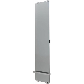 Электрический полотенцесушитель Allen Brau Infinity 288923 180x44 с рейлингом и креплением, серебро браш