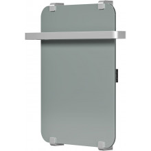 Электрический полотенцесушитель Allen Brau Infinity 325642 60x44 с рейлингом 2.0 и креплением, серебро браш