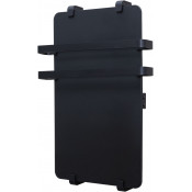 Электрический полотенцесушитель Allen Brau Infinity 325635 60x44 с рейлингом 2.0 и креплением, черный матовый/черный браш