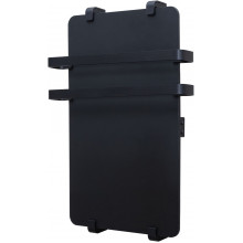 Электрический полотенцесушитель Allen Brau Infinity 325635 60x44 с рейлингом 2.0 и креплением, черный матовый/черный браш