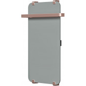 Электрический полотенцесушитель Allen Brau Infinity 325650 80x44 с рейлингом 2.0 и креплением, медь браш