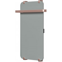 Электрический полотенцесушитель Allen Brau Infinity 325650 80x44 с рейлингом 2.0 и креплением, медь браш