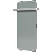 Электрический полотенцесушитель Allen Brau Infinity 325643 80x44 с рейлингом 2.0 и креплением, серебро браш