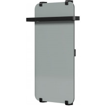 Электрический полотенцесушитель Allen Brau Infinity 325657 80x44 с рейлингом 2.0 и креплением, черный браш