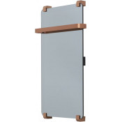 Электрический полотенцесушитель Allen Brau Infinity 305011 80x44 с рейлингом и креплением, медь браш