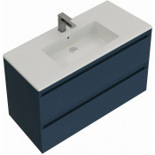 Тумба с раковиной Allen Brau Eclipse 1.E1003.BGM 2.0 / 4.11014.20 100 синий матовый