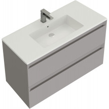 Тумба с раковиной Allen Brau Eclipse 1.E1003.PGM 2.0 / 4.11014.20 100 платина матовый