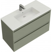 Тумба с раковиной Allen Brau Eclipse 1.E1003.CGM 2.0 / 4.11014.20 100 олива матовый