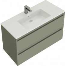 Тумба с раковиной Allen Brau Eclipse 1.E1003.CGM 2.0 / 4.11014.20 100 олива матовый