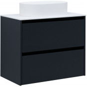 Тумба под раковину Allen Brau Activity 1.34004.AM 80 антрацит матовый/черный браш