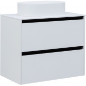 Тумба под раковину Allen Brau Activity 1.34004.WM 80 белый матовый/черный браш