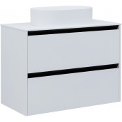 Тумба под раковину Allen Brau Activity 1.34005.WM 90 белый матовый/черный браш