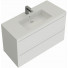 Тумба с раковиной Allen Brau Eclipse 1.E1002.WM 2.0 / 4.11012.20 80 белый матовый