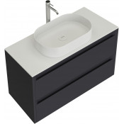 Тумба с раковиной Allen Brau Fantasy 1.11003.AM 2.0 / 4.11022.20 100 антрацит матовый