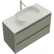 Тумба с раковиной Allen Brau Fantasy 1.11003.CGM 2.0 / 4.11022.20 100 олива матовый