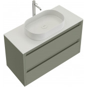 Тумба с раковиной Allen Brau Fantasy 1.11005.CGM 2.0 / 4.11022.20 120 олива матовый