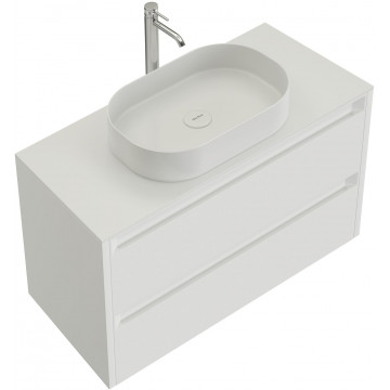 Тумба с раковиной Allen Brau Fantasy 1.11005.WM 2.0 / 4.11022.20 120 белый матовый