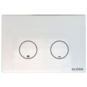 Клавиша смыва Globo PL02BI белый глянец