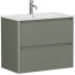 Тумба с раковиной Allen Brau Gravity 1.370009.CGM/4.61001.20 80 олива матовый