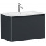 Тумба с раковиной Allen Brau Gravity 1.370013.AM/4.61001.20 80 антрацит матовый