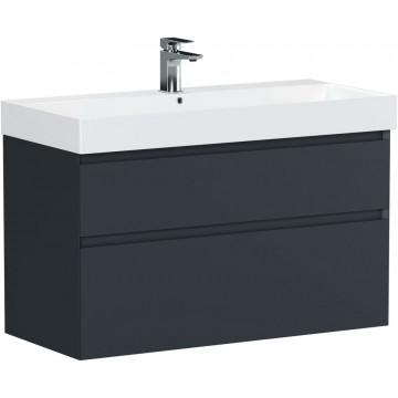 Тумба под раковину Allen Brau Infinity 1.210027.AM 100 антрацит матовый