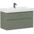 Тумба с раковиной Allen Brau Infinity 1.210027.CGM/199206 100 олива матовый