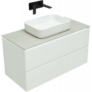 Тумба под раковину Allen Brau Infinity 1.21003.WM 100 белый матовый