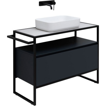 Тумба под раковину Allen Brau Priority 1.31003.AM 100 антрацит матовый