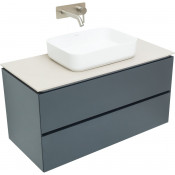 Тумба с раковиной Allen Brau Infinity 1.21003.AM/4.11021.20/1.21012.B 100 антрацит матовый