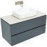 Тумба с раковиной Allen Brau Infinity 1.21003.AM/4.11021.20/1.21012.B 100 антрацит матовый