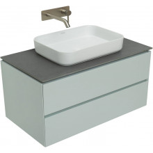 Тумба с раковиной Allen Brau Infinity 1.21003.PWM/4.11021.20/1.21012.G 100 папирус матовый