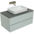 Тумба с раковиной Allen Brau Infinity 1.21003.PWM/4.11021.20/1.21012.G 100 папирус матовый