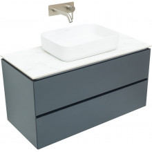 Тумба с раковиной Allen Brau Infinity 1.21003.AM/4.11021.20/1.21012.M 100 антрацит матовый