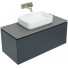 Тумба под раковину Allen Brau Infinity 1.21004.AM 100 антрацит матовый