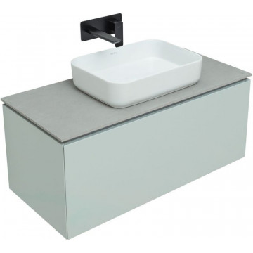 Тумба с раковиной Allen Brau Infinity 1.21004.PWM/4.11021.20/1.21012.DG-S 100 папирус матовый