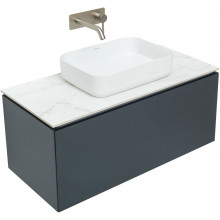 Тумба с раковиной Allen Brau Infinity 1.21004.AM/4.11021.20/1.21012.M 100 антрацит матовый