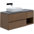 Тумба с раковиной Allen Brau Infinity 1.21005.NO/4.11021.20/1.21015.GR-S 120 L дуб