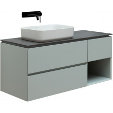 Тумба с раковиной Allen Brau Infinity 1.21005.PWM/4.11021.20/1.21015.GR-S 120 L папирус матовый