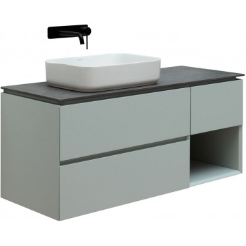 Тумба с раковиной Allen Brau Infinity 1.21005.PWM/4.11021.20/1.21015.GR-S 120 L папирус матовый