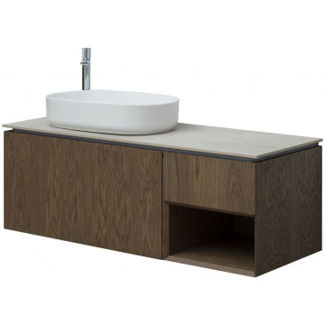 Тумба с раковиной Allen Brau Infinity 1.21006.NO/4.11021.20/1.21015.B-S 120 L дуб